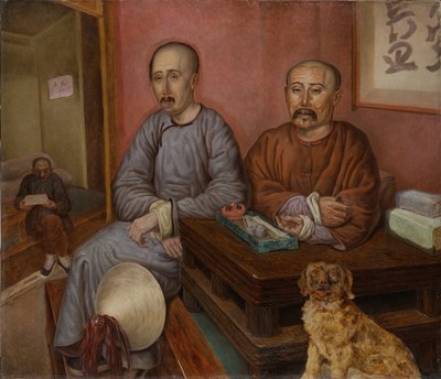 Chinese Merchants by Carl Peter Mazer